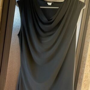 Professional Black Sleeveless Top